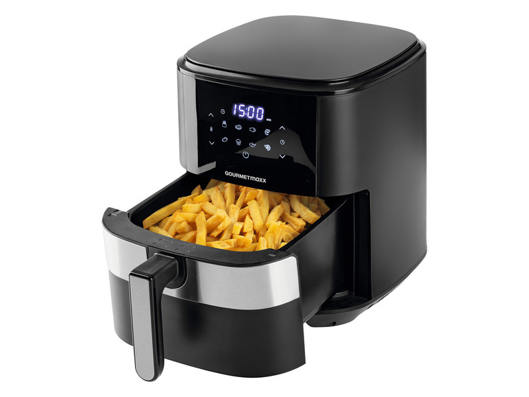 Gehe zu Vollbildansicht: GOURMETmaxx Digitale Heißluftfritteuse, 1500 W, 6,2 l - Bild 5