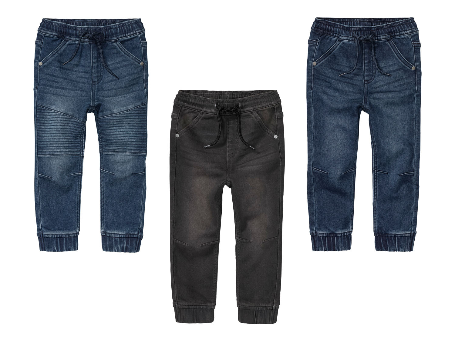 normale… Fit, lupilu® Kleinkinder Denim-Jogger, Relaxed