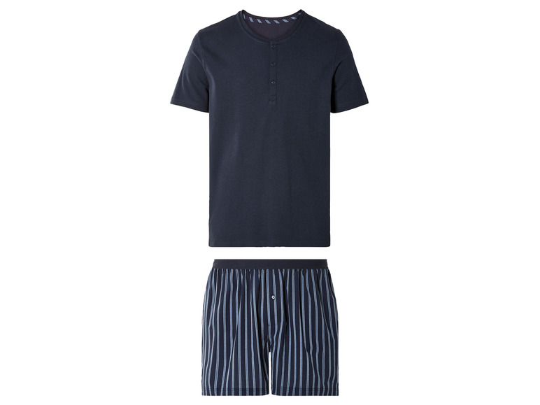 Gehe zu Vollbildansicht: LIVERGY® Herren Pyjama mit Shorts - Bild 12