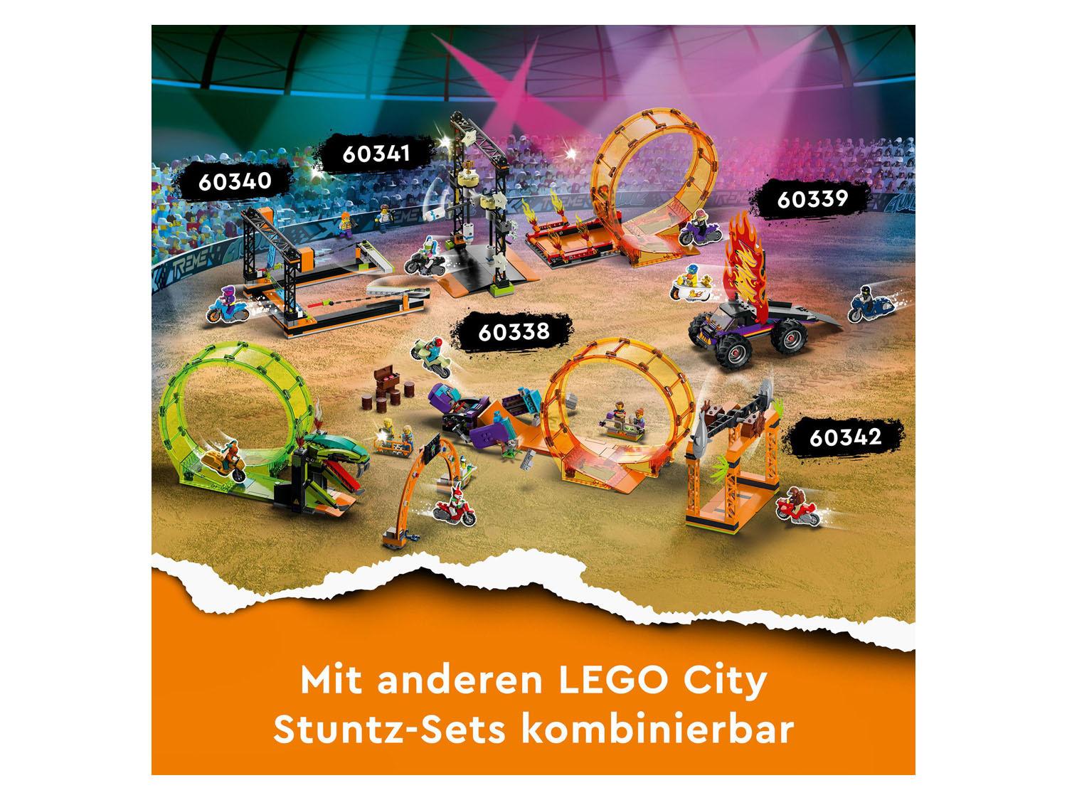 60338 »Schimpansen-Stuntlooping« LEGO® LIDL | City