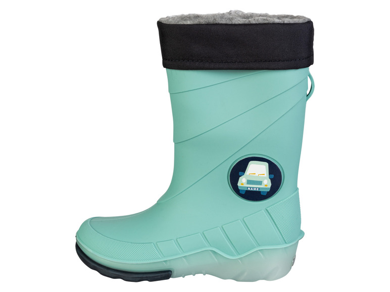 Gehe zu Vollbildansicht: lupilu® Kleinkinder Blinkregenstiefel mit weichem Warmfutter - Bild 12