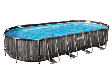 Bestway - Power Steel™ Frame Pool Komplett-Set mit Filterpumpe, ca. L 732 x B 366 x H 122 cm