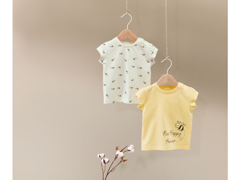 Gehe zu Vollbildansicht: lupilu® Baby T-Shirts, 2 Stück, aus reiner Bio-Baumwolle - Bild 9