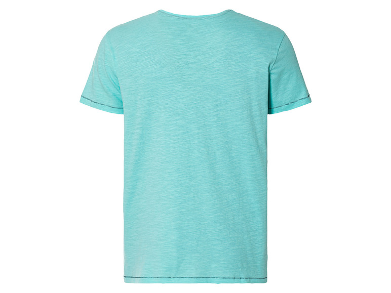 Gehe zu Vollbildansicht: LIVERGY® Herren T-Shirts, mit Print, aus reiner Baumwolle - Bild 4