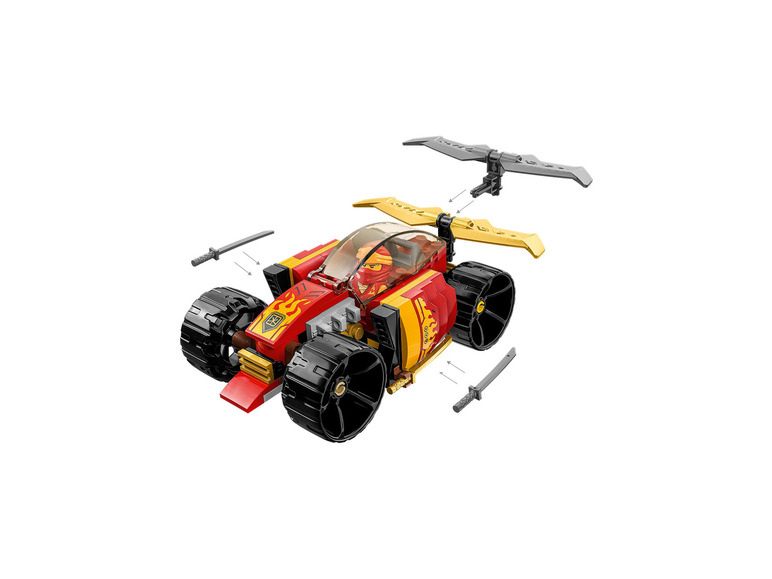 Gehe zu Vollbildansicht: LEGO® NINJAGO 71780 »Kais Ninja-Rennwagen EVO« - Bild 7