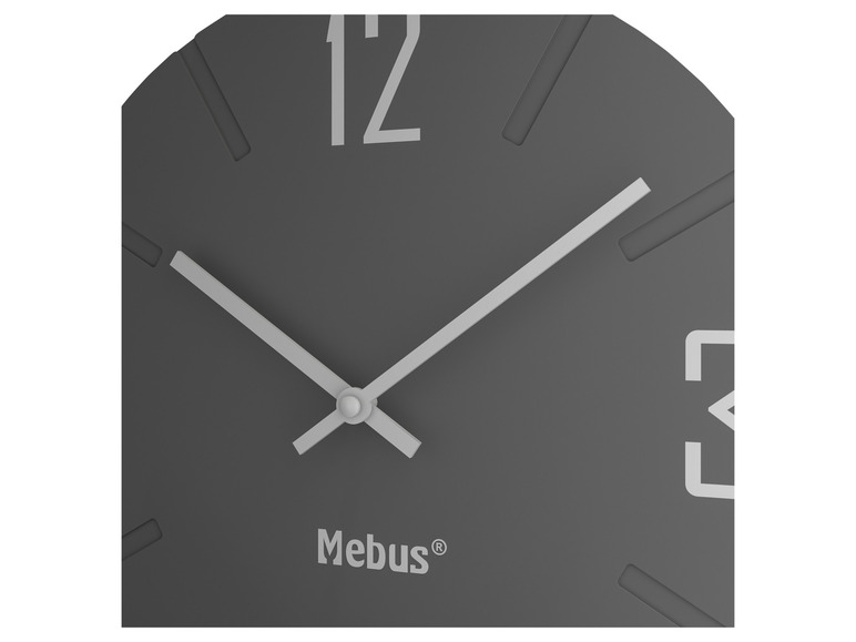 Gehe zu Vollbildansicht: MEBUS Quarzwanduhr, mit Sweep Movement - Bild 7