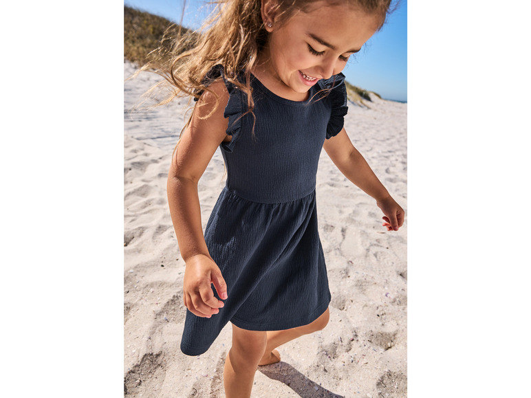 Gehe zu Vollbildansicht: lupilu® Kleinkinder Kleid mit Crinkle-Struktur - Bild 5