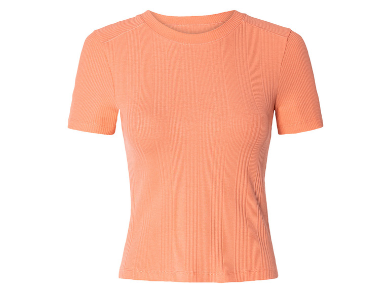 Gehe zu Vollbildansicht: esmara® Damen Shirt in modischer Ripp-Qualität - Bild 2