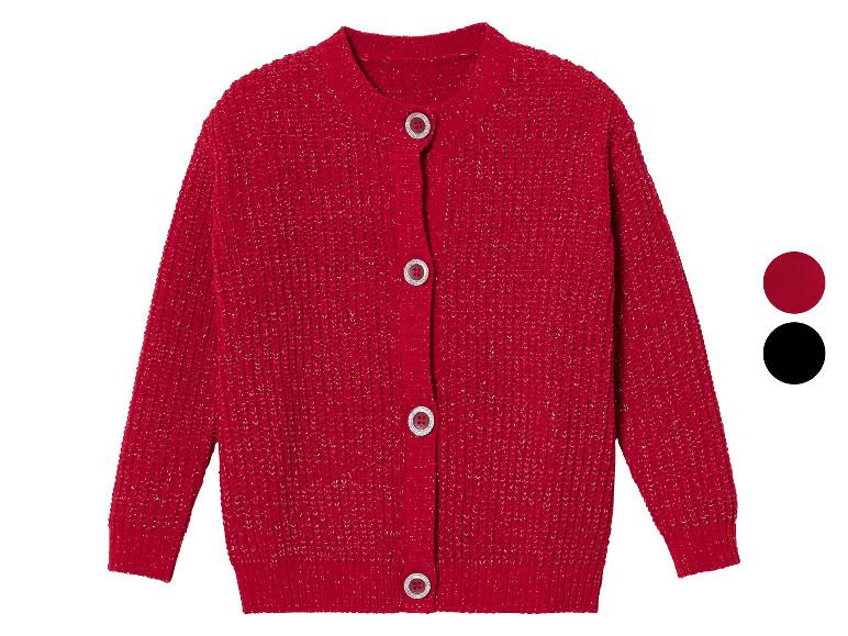 Gehe zu Vollbildansicht: lupilu® Kinder Strickjacke, mit glitzernder Strickstruktur - Bild 1