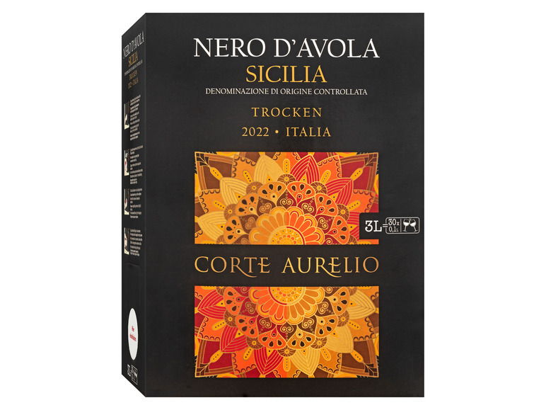 Rotwein Nero Corte Aurelio Sicilia d\'Avola trocken, 2022 DOP