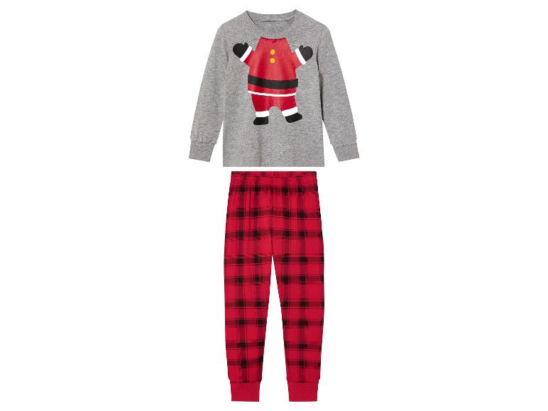 Gehe zu Vollbildansicht: lupilu® Kinder Pyjama, mit Weihnachtsdesign - Bild 2