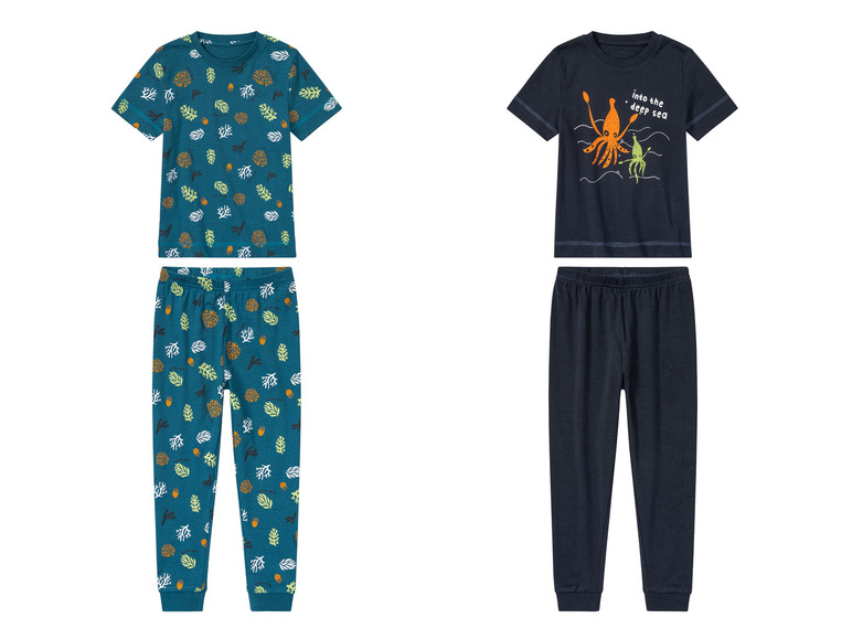 lupilu® Kinder Pyjama, aus reiner Baumwolle