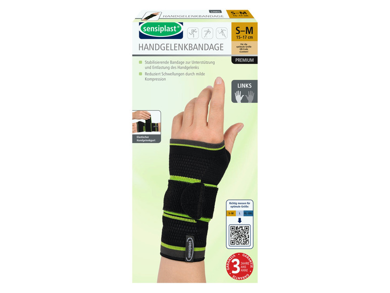 Gehe zu Vollbildansicht: sensiplast® Handgelenkbandage, mit elastischem Handgelenkgurt - Bild 9