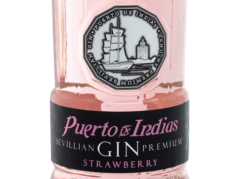 Puerto de Indias Gin Strawberry Vol Onpack 37,5