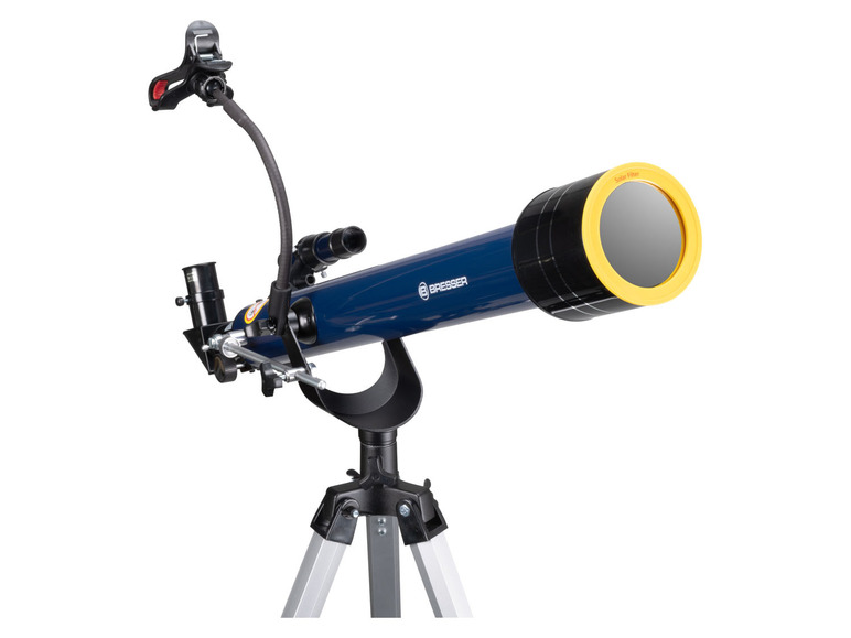 BRESSER Hochleistungsteleskop »Skylux 60/700 AZ« mit Sonnenfilter