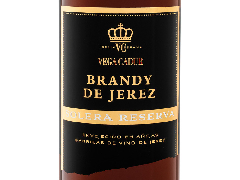Vega 36% Vol Cadur Solera Brandy Jerez de Reserva