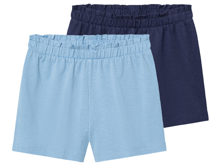 Gehe zu Vollbildansicht: lupilu® Kleinkinder Shorts, 2 Stück, reine Baumwolle - Bild 2