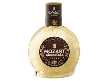 Mozart Chocolate Cream 17% Vol Gold LIDL Liqueur 