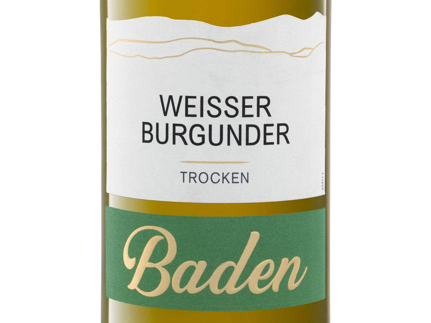 Weißwein LIDL Baden QbA trocken, 2022 Weißburgunder |
