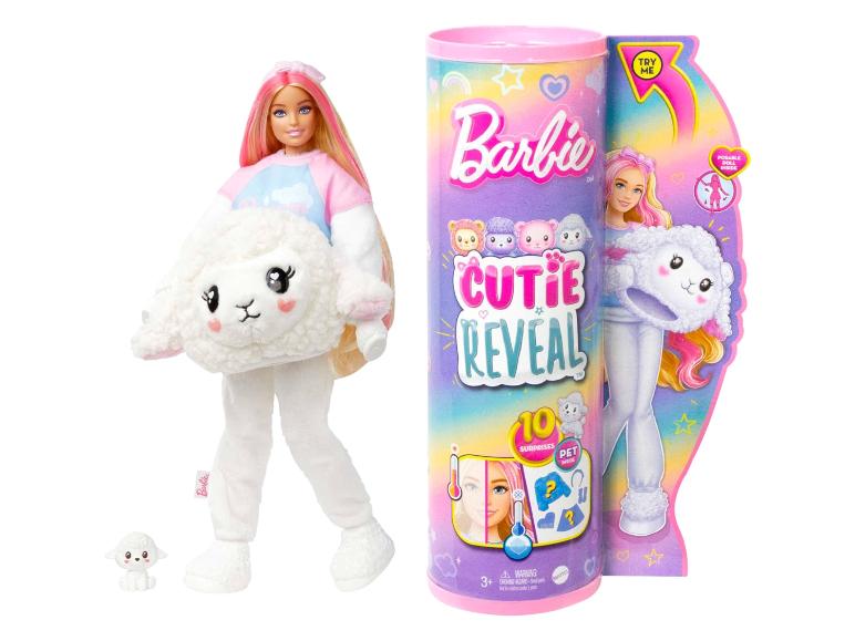 Gehe zu Vollbildansicht: Barbie Cutie Reveal Puppe, mit Plüschkostüm - Bild 2