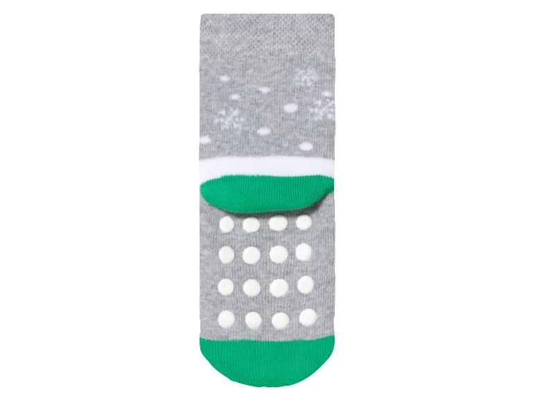 Gehe zu Vollbildansicht: lupilu® Kleinkinder Thermo-Socken, 2 Paar, mit Silikonnoppen - Bild 8