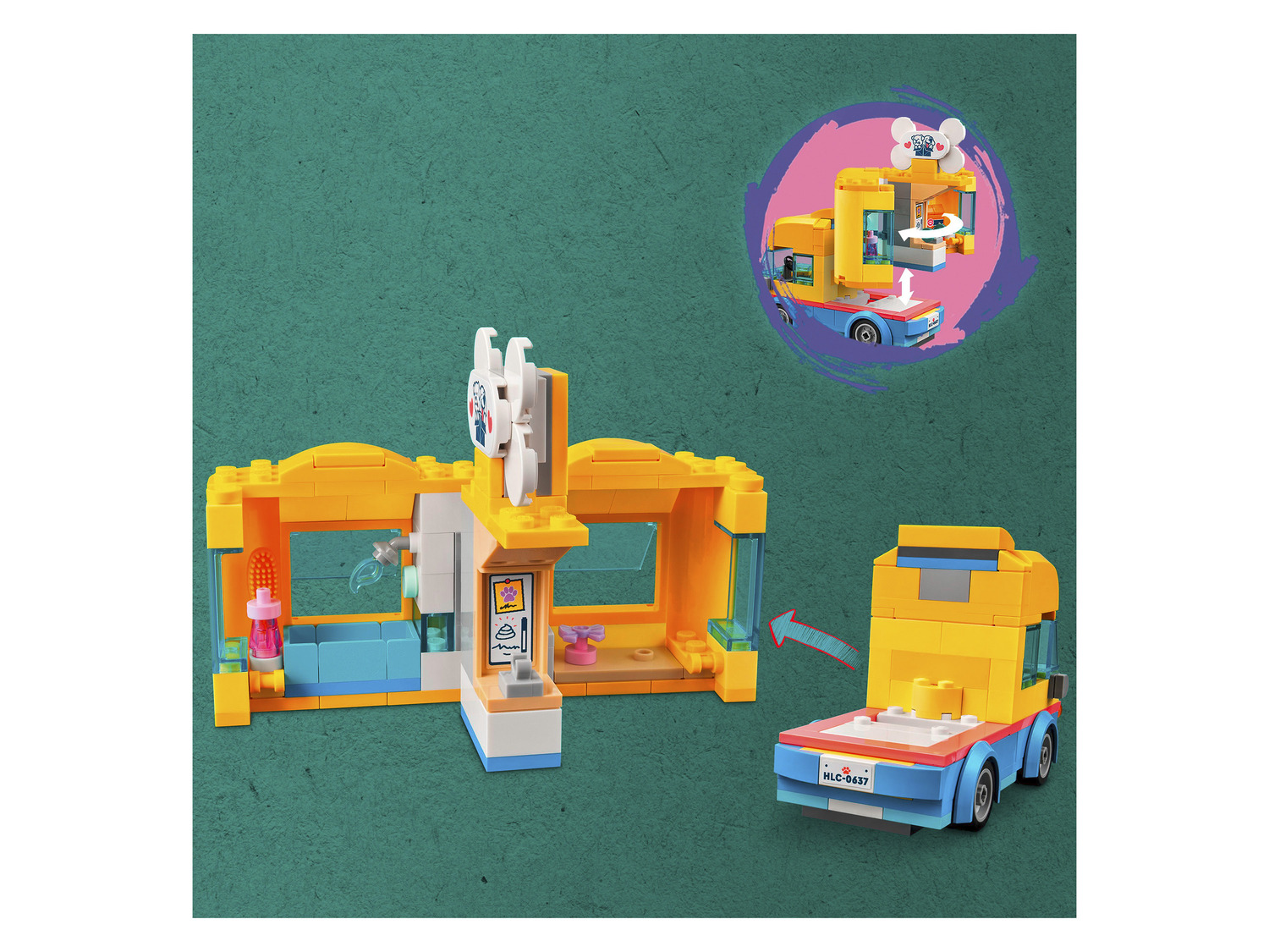 LEGO® Friends 41741 »Hunderettungswagen« LIDL 