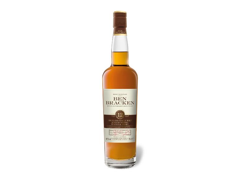 Gehe zu Vollbildansicht: Ben Bracken Highland Single Malt Scotch Whisky Peated & Smokey 12 Jahre mit Geschenkbox 40% Vol - Bild 2