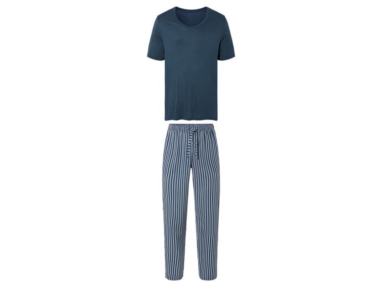 Gehe zu Vollbildansicht: LIVERGY® Herren Pyjama mit Gummizugbund und Bindeband - Bild 8