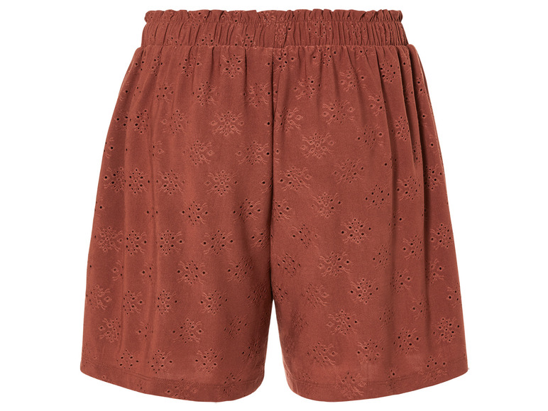 Gehe zu Vollbildansicht: esmara® Damen Shorts mit verspielter Lochstickerei - Bild 10