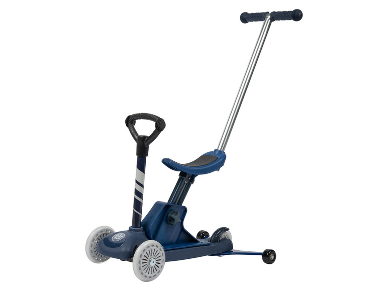 Gehe zu Vollbildansicht: Playtive 4-in-1 Tri-Scooter, mit höhenverstellbarem Sattel - Bild 2