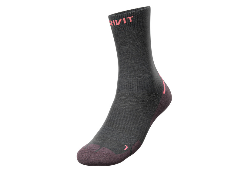 Gehe zu Vollbildansicht: CRIVIT Damen Outdoorsocken, 2 Paar, mit SmartStep-Fußbett - Bild 3