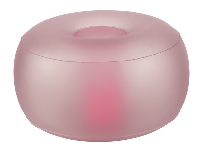Aufblasbarer Einzelfarben LIVARNO home 16 LED-Sitzpouf,