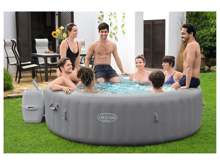 Gehe zu Vollbildansicht: Bestway® LAY-Z-SPA XXL-Whirlpool Grenada AirJet™ Ø 236 x71 cm - Bild 4