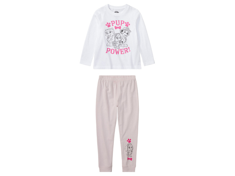 Gehe zu Vollbildansicht: Kleinkinder/Kinder Mädchen Pyjama mit Textildruck - Bild 9