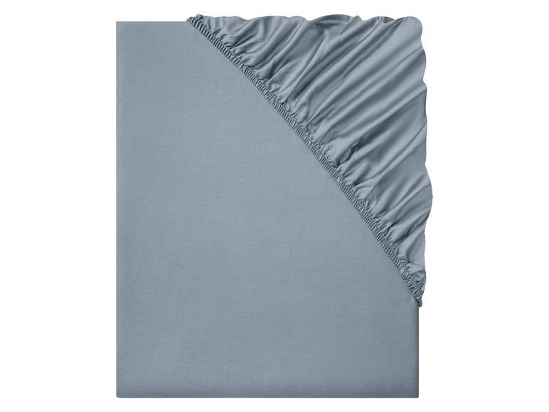 Gehe zu Vollbildansicht: LIVARNO home Satin-Spannbettlaken, 180-200 x 200 cm - Bild 4