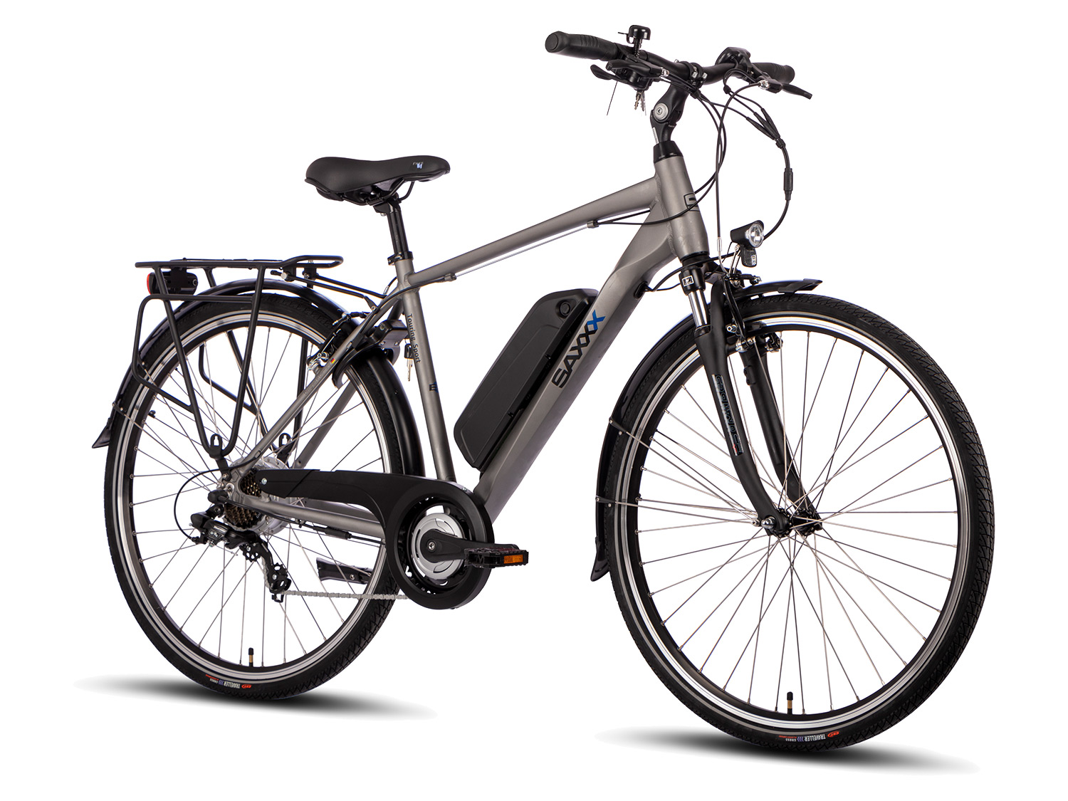 SAXXX Touring Sport 10,4Ah (silber matt, 48 cm, Diamant) 48 cm