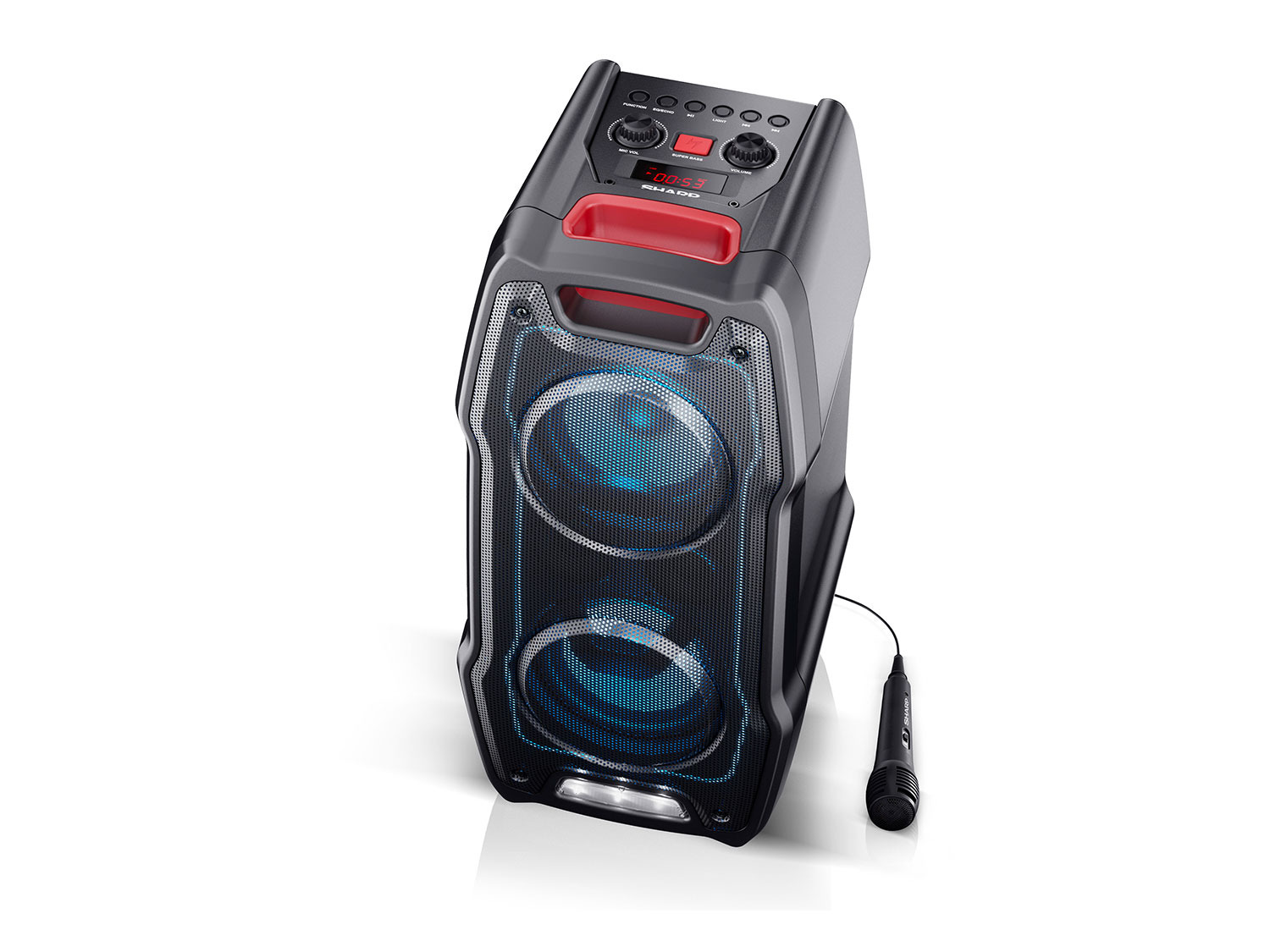 Sharp »PS-929« Disco mit Lautsprecher Bluetooth Lichte…