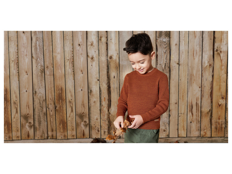 Gehe zu Vollbildansicht: lupilu® Kinder-Strickpullover, mit Strukturmuster - Bild 6