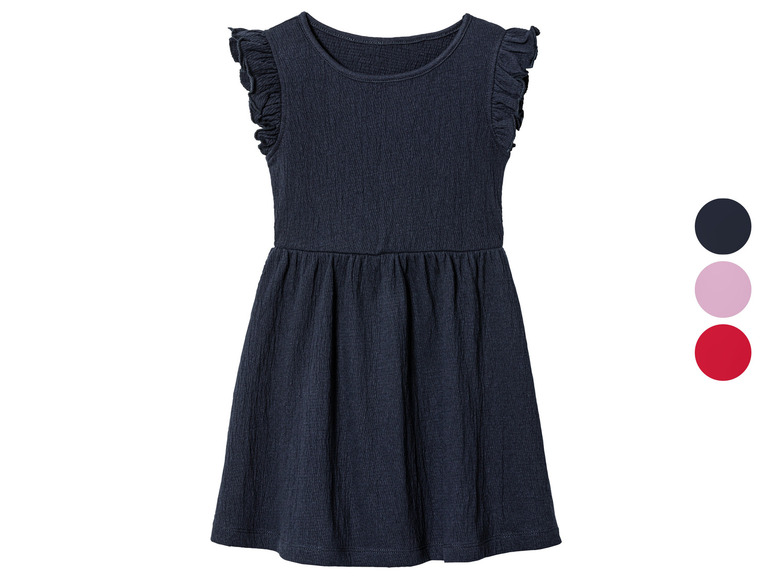 Gehe zu Vollbildansicht: lupilu® Kleinkinder Kleid mit Crinkle-Struktur - Bild 1