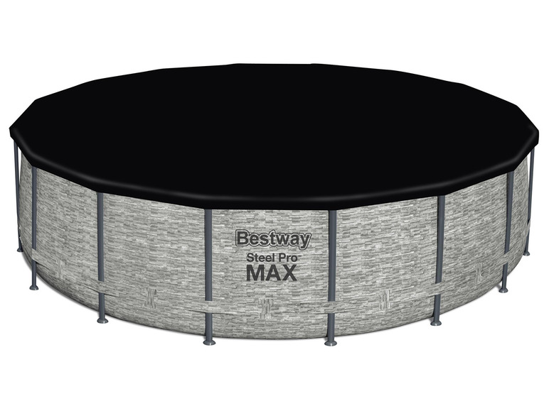 Komplett-Set Bestway 488x122 Framepool cm Steel Max™ Pro