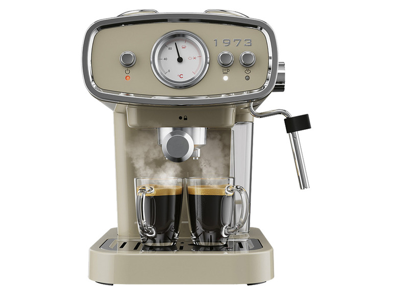 Gehe zu Vollbildansicht: SILVERCREST® KITCHEN TOOLS Espressomaschine »SEML 1050 A1«, 2-in-1, 1050 W - Bild 1