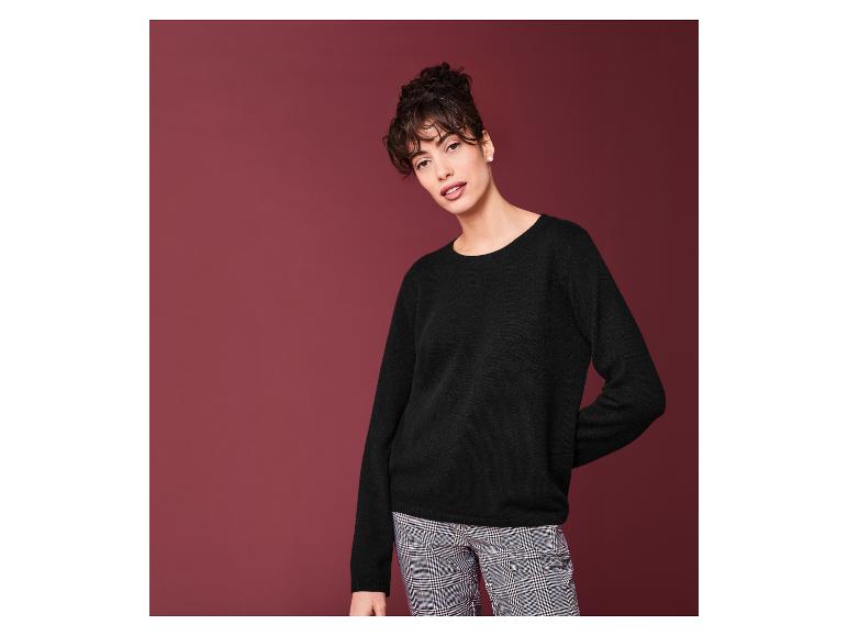 Gehe zu Vollbildansicht: esmara® Damen Kaschmir-Pullover, mit elastischen Bündchen - Bild 9