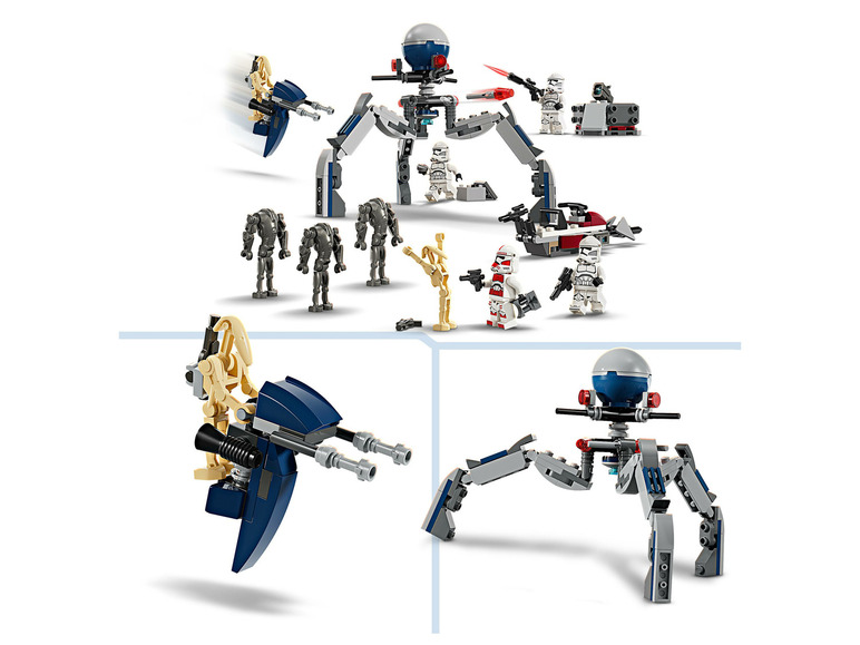 Gehe zu Vollbildansicht: LEGO® Star Wars 75372 »Clone Trooper™ & Battle Droid™ Battle Pack« - Bild 5