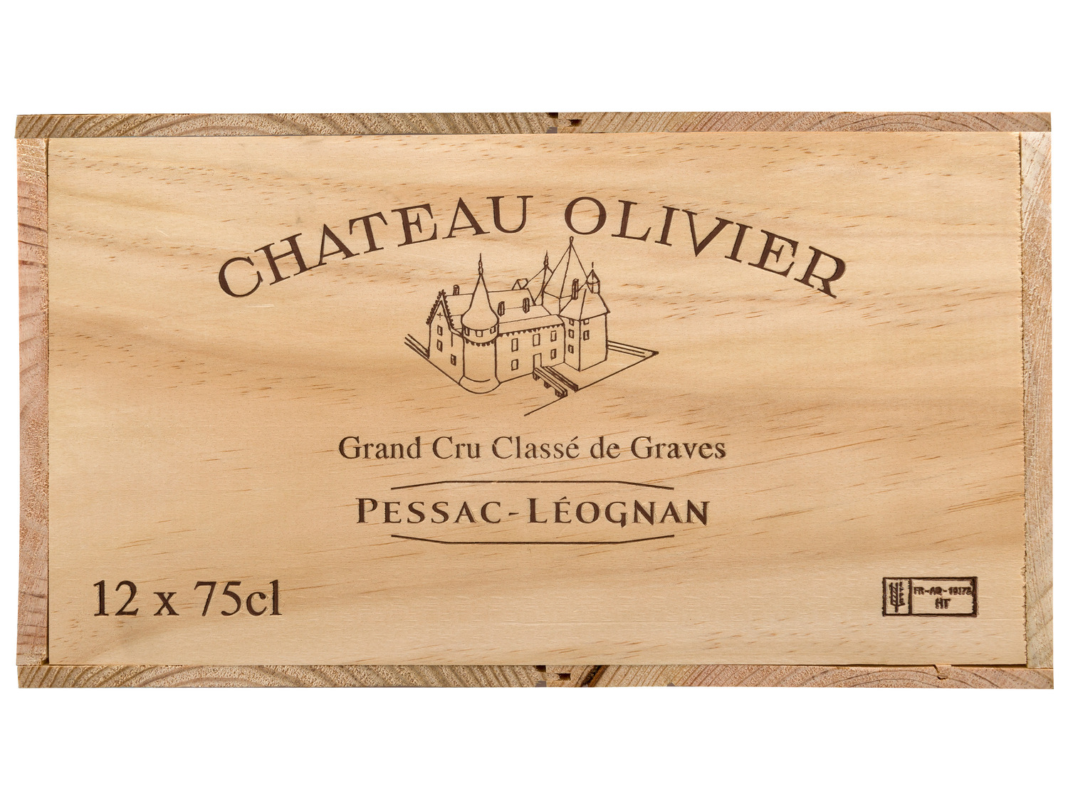 12 x 0,75-l-Flasche Château Olivier P… Classé Cru Grand