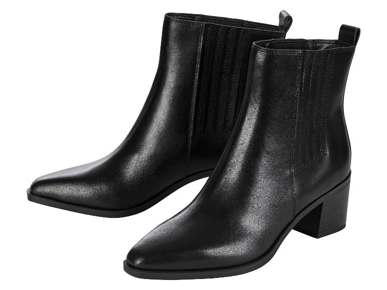 Gehe zu Vollbildansicht: esmara® Damen Lederstiefeletten im Chelsea-Design - Bild 5