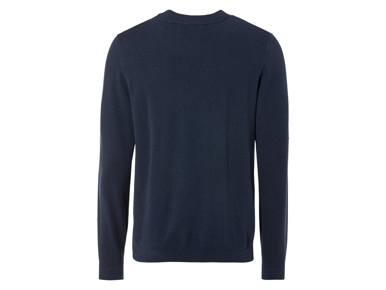 Gehe zu Vollbildansicht: LIVERGY® Herren Strickpullover, mit Rundhalsausschnitt - Bild 7