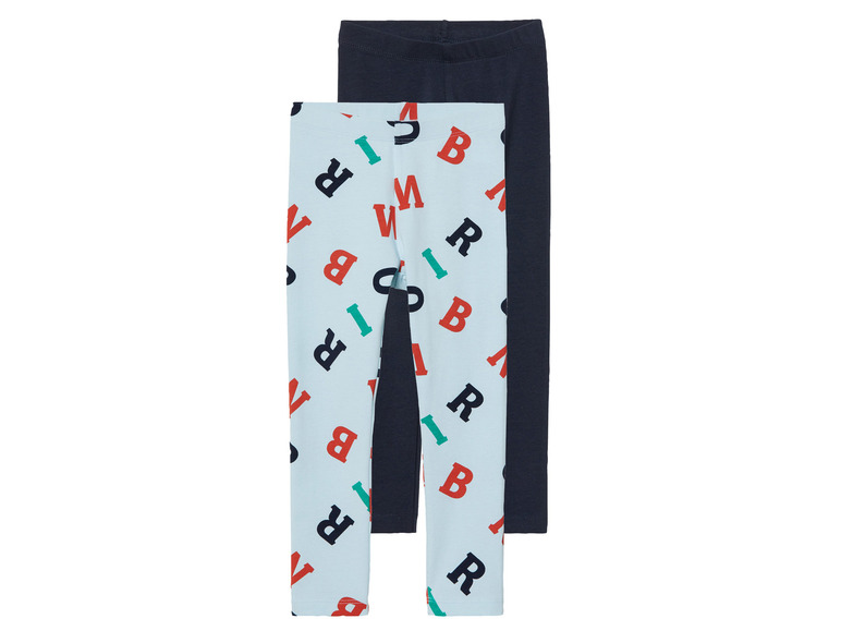 Gehe zu Vollbildansicht: lupilu® Kleinkinder Leggings, 2 Stück, hoher Baumwollanteil - Bild 14