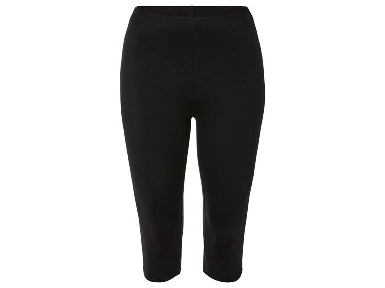 Gehe zu Vollbildansicht: esmara® Damen Capri-Leggings mit hohem Bio-Baumwollanteil - Bild 2