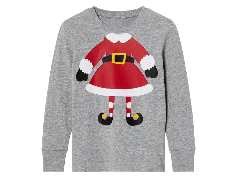 Gehe zu Vollbildansicht: lupilu® Kinder Pyjama, mit weihnachtlichen Motiven - Bild 4