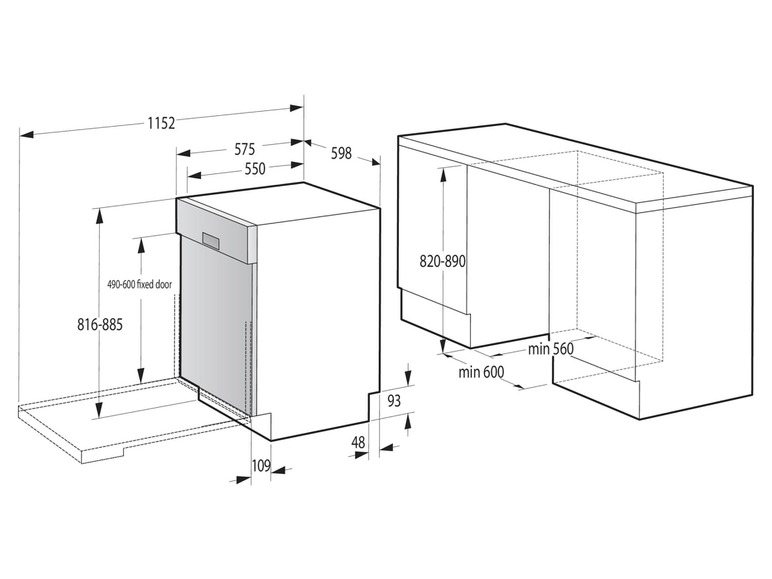 Gehe zu Vollbildansicht: gorenje Geschirrspüler »GI642E90«, 13 Maßgedecke - Bild 6